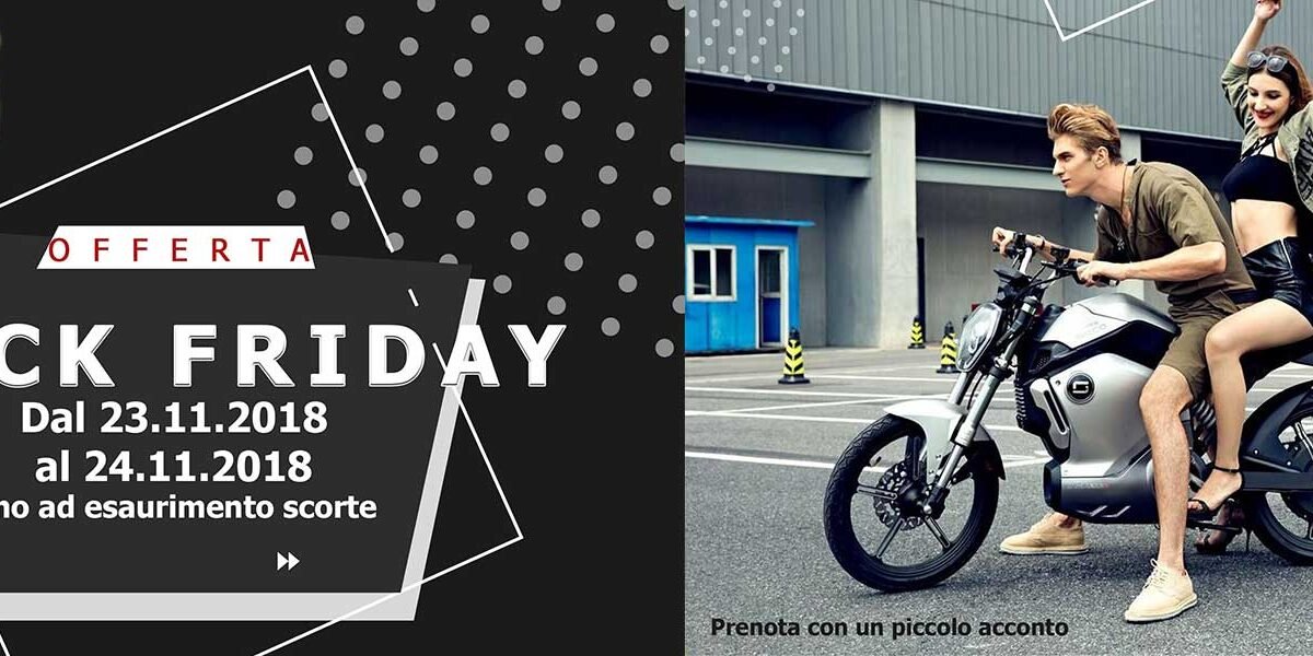 black friday ciclomotore elettrico