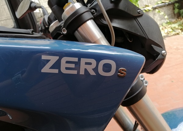 moto elettrica zero s blu usata