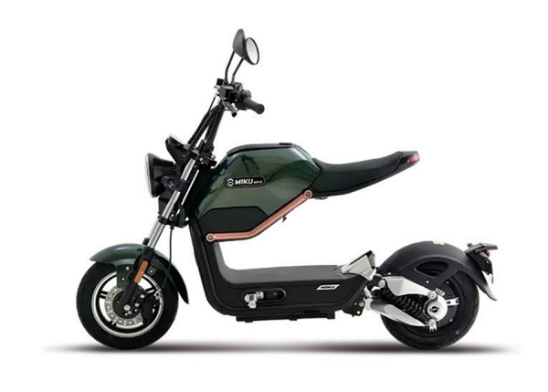 scooter elettrico sunra miku max verde