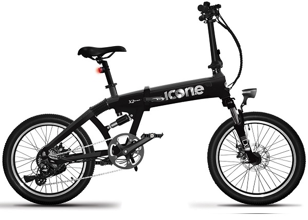 bicicletta elettrica icone icross x2