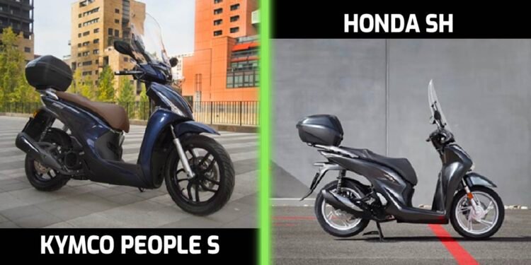 kymco people s VS honda SH